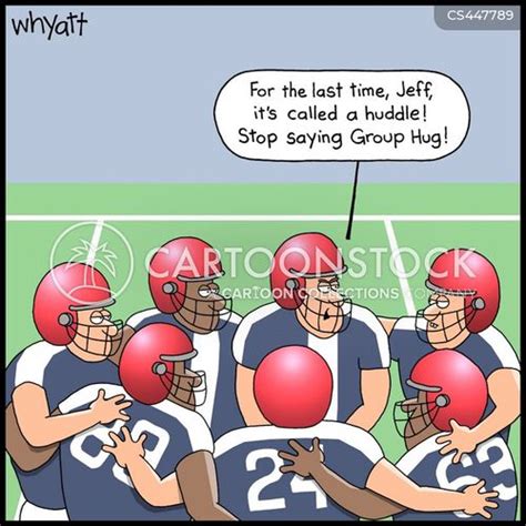 Funny American Football Cartoon