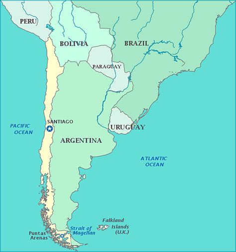 Map of Chile