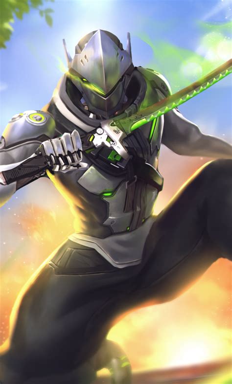 1280x2120 Resolution Overwatch Genji iPhone 6 plus Wallpaper ...