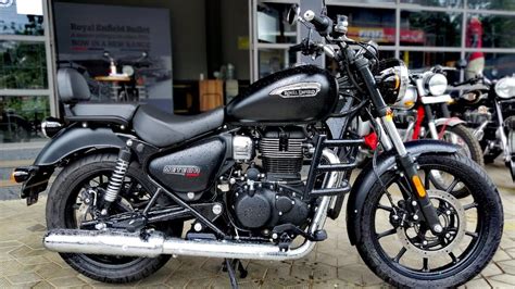 2021 Royal Enfield Meteor 350 | Stellar Black | Walkaround Review ...