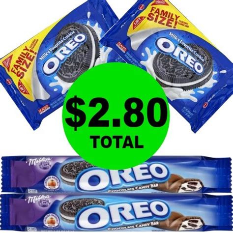 $2.80 for (2) Oreo Family Size Cookies & (2) Oreo Candy Bars at Publix ...