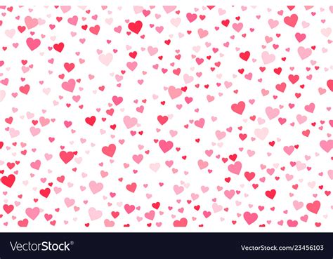 Pink red valentines days hearts background Vector Image