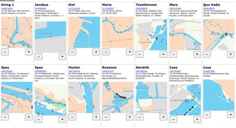 Track a certain ship, or a series of ships - MarinePlan