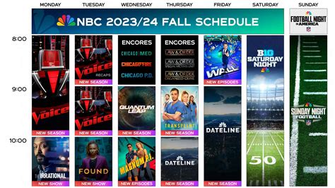 Nbc Lineup Fall 2024 - Leah Sharon