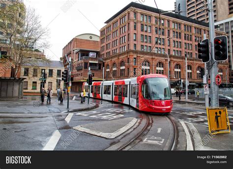 Tram On Sydney Light Image & Photo (Free Trial) | Bigstock