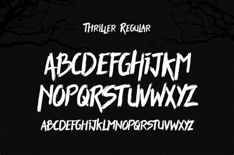 Thriller Font by Vynetta · Creative Fabrica