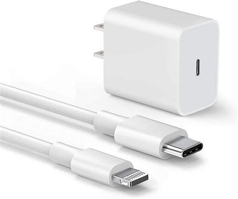 iPhone Fast Charger | iPhone 12 ProMax | 20W USB C Wall Adapter with 1m ...