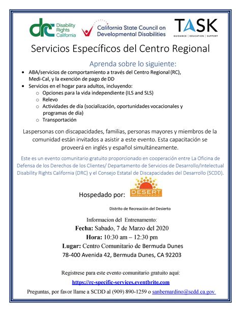 Regional Center Specific Services Training | Inland Regional Center