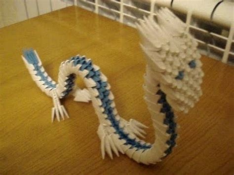 3D Origami Dragon Tutorial - YouTube