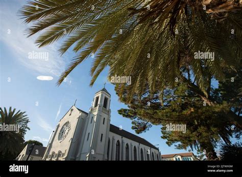 Late afternoon view of historic downtown San Leandro, California, USA ...