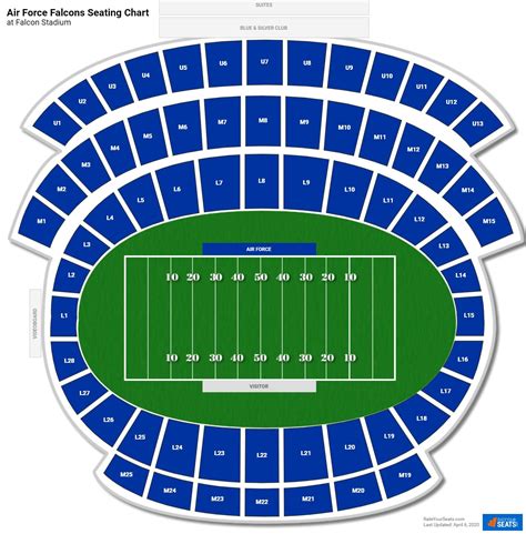 Air Force Falcons Football Stadium Seating Chart | Brokeasshome.com