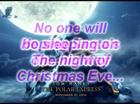 When Christmas Comes To Town ~ The Polar Express Lyrics - YouTube