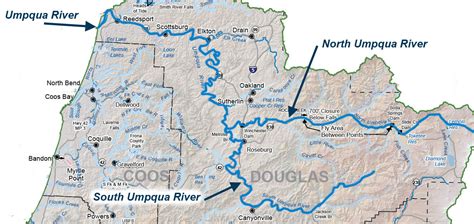 South Umpqua River Map