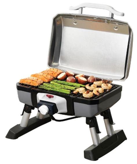 New Cuisinart CEG-980T Outdoor Electric Tabletop Patio Grill With Stand ...