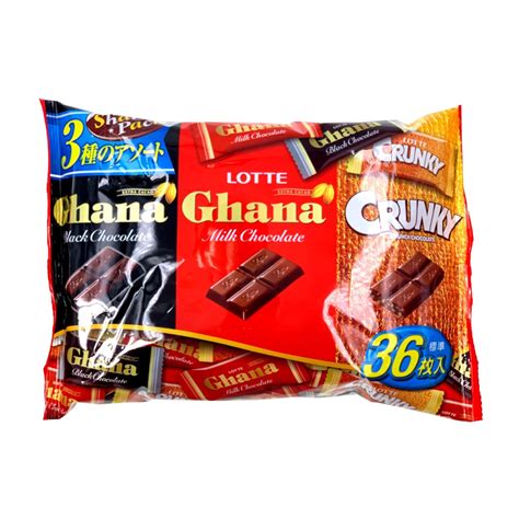 Lotte Ghana and Crunky Chocolate Assorted Pack | NTUC FairPrice