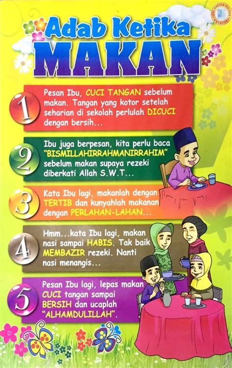 Poster Adab Ketika Makan – Al Hidayah