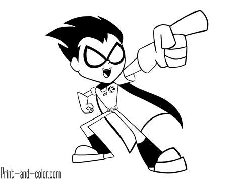 Teen Titans GO! coloring pages | Print and Color.com