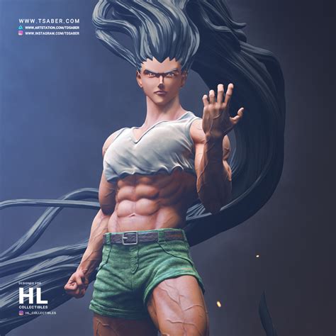 Gon VS Pitou - Hunter X Hunter Zbrush Statue - ZBrushCentral