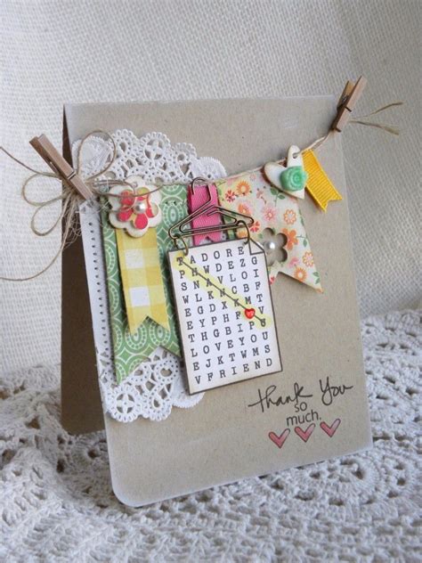 tarjeta con adornos Cool Cards, Diy Cards, Karten Diy, Beautiful ...