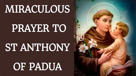 Unfailing Prayer To St Anthony The Catholic Crusade