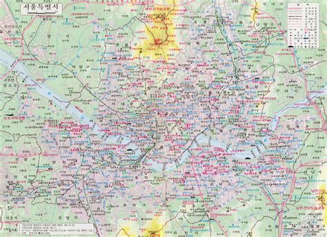 Seoul Tourist Map - Seoul South Korea • mappery