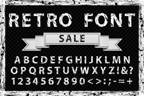 Grunge ink vector font | Stunning Symbol Fonts ~ Creative Market