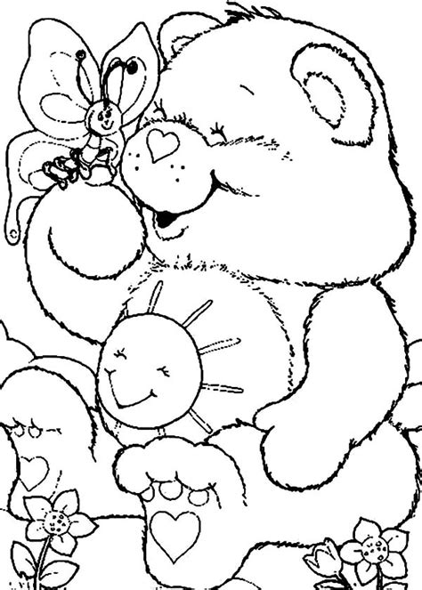 Funshine Bear Coloring Pages - Coloring Home