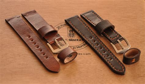 CentaurStraps - Handmade leather watch straps: 20mm handmade leather ...