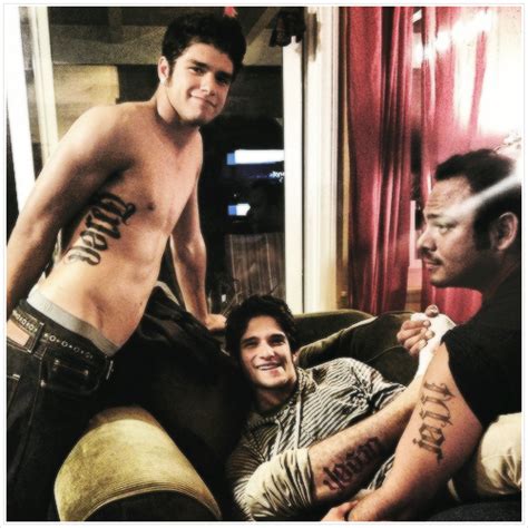 The Posey brothers showing off their new tattoos! - Tyler Posey Photo ...