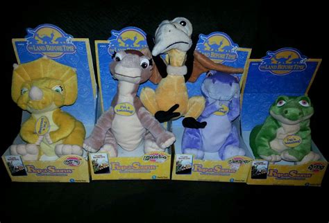 The Land Before Time Plush Lot of 4 Cera Littlefoot Chomper Petrie ...