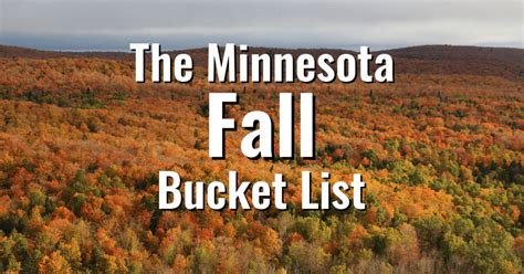 The Minnesota fall bucket list | MPR News