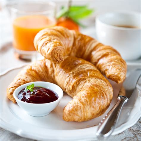 French breakfast with croissant. | Food, Yummy breakfast, Cooking recipes