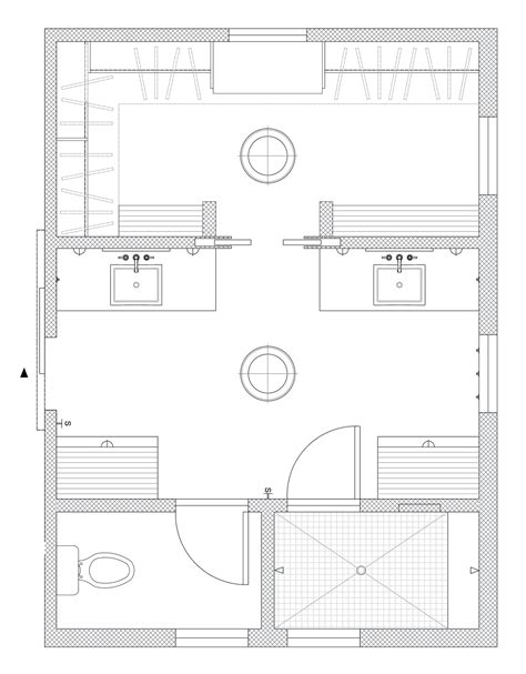 Master Bathroom With Walk In Closet