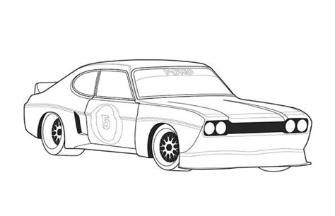 Muscle Car Drawing - ClipArt Best