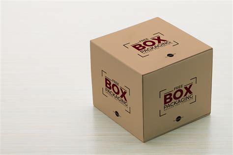 Free Box Packaging Mockup PSD TemplateFree Mockup Zone