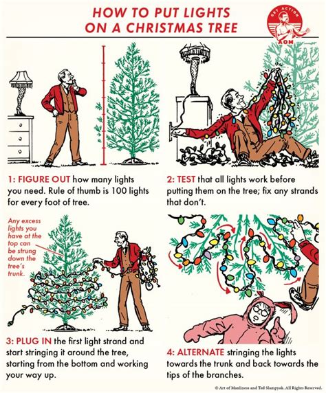 Skill of the Week: Put Lights on Your Christmas Tree Without Swearing ...