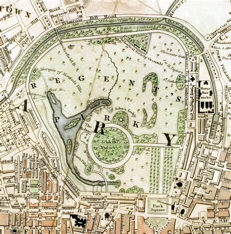 File:Regent's Park London from 1833 Schmollinger map.jpg - Wikipedia