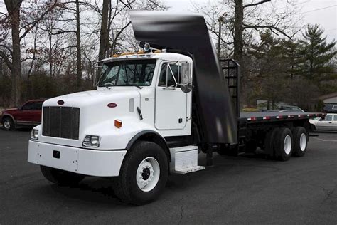 2003 Peterbilt 335 Flatbed Truck For Sale, 136,898 Miles | Hatfield, PA ...