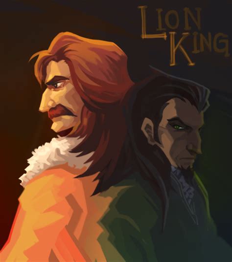 Mufasa and Scar by Mushstone on DeviantArt