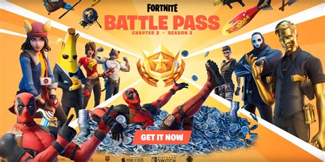 Fortnite Chapter 2 Season 2 Battle Pass Skins - Deadpool Fortnite Skin ...