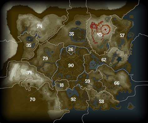 All Korok Seeds Map