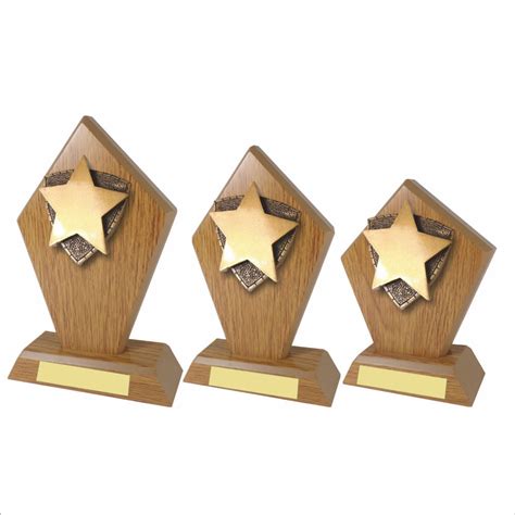 Star Wood Stand - Challenge Trophies