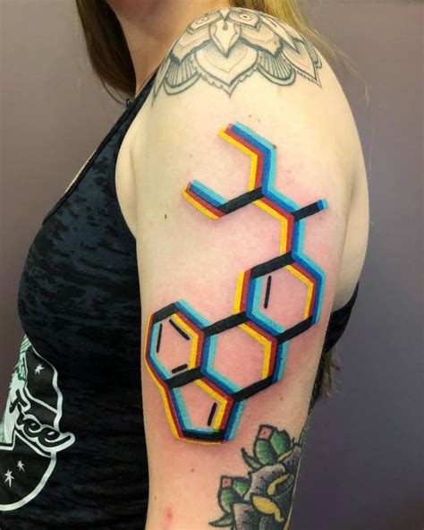 lsd chemical structure tattoo - digitalarttutorialstepbystepfood