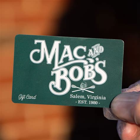 Gift Cards — Mac and Bob's Restaurant