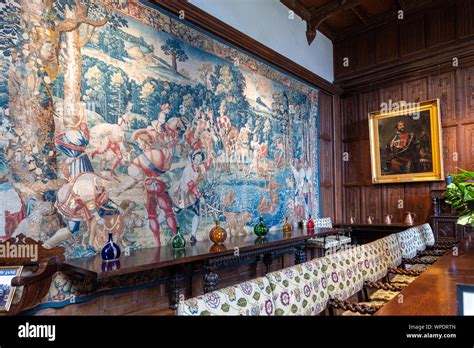 Hever Castle Interior, Kent, UK Stock Photo - Alamy