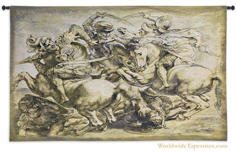 Battle of Anghiari (Da Vinci) :: Fine Art Renaissance Tapestries ...