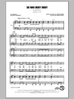 Do Wah Diddy Diddy (TB Choir) - Print Sheet Music Now