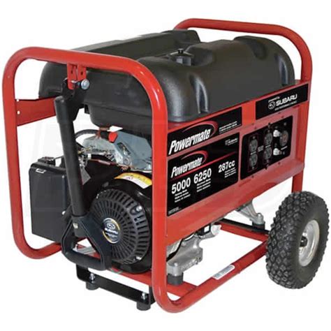 Powermate PM0435005.02 Px Series 5000 Watt Portable Generator w/ Subaru ...