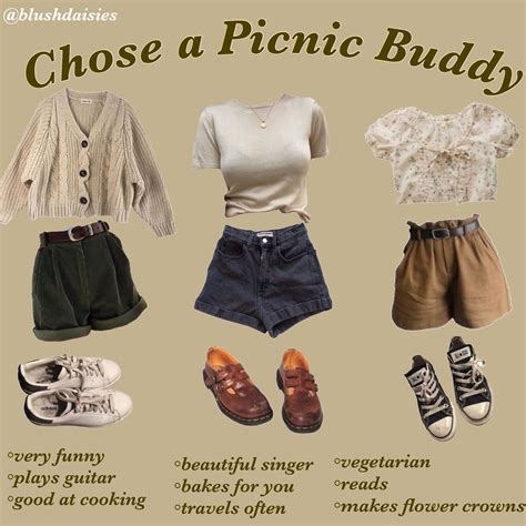 30+ Outfits Aesthetic Para Un Picnic | IwannaFile