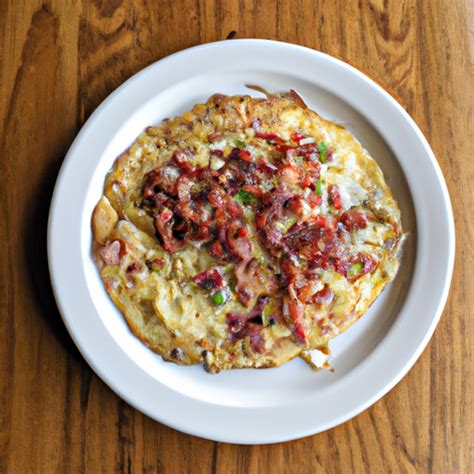 Bacon Onion Parmesan Omelette Recipe - Omelette Recipes